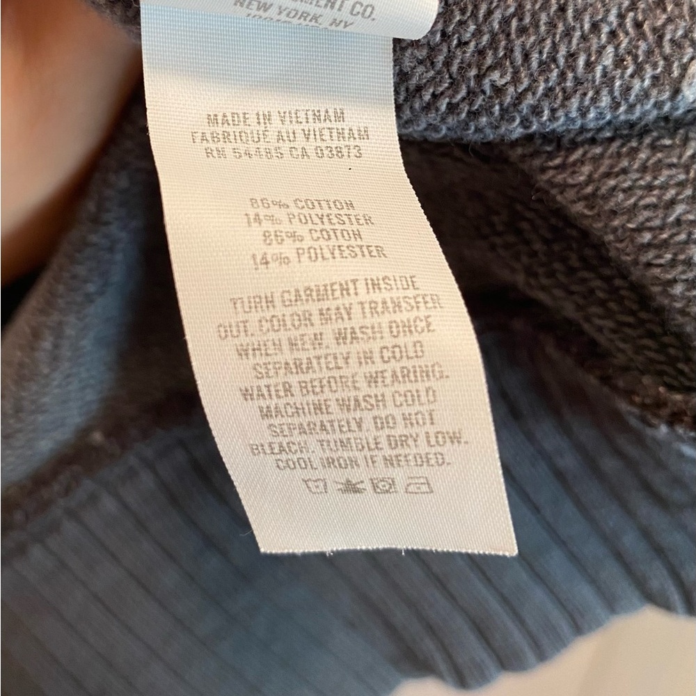 Aerie down to earth sweatshirt Size Small Quarter Zip Charcoal Grey Athleisure - Picture 10 of 10
